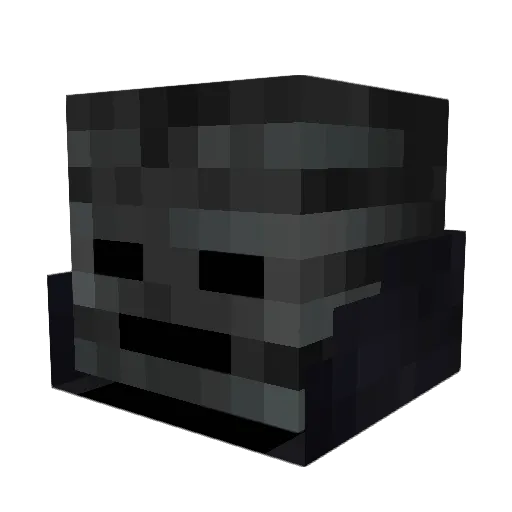 Crabine22 Minecraft avatar head, 3D render