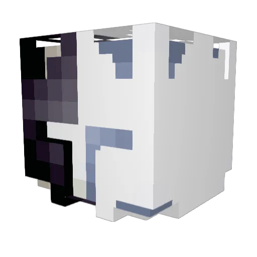 Crack_Freak Minecraft avatar head, 3D render