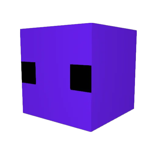 Crackable_Code Minecraft avatar head, 3D render