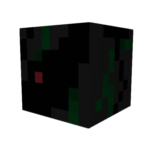 Cracked00 Minecraft avatar head, 3D render