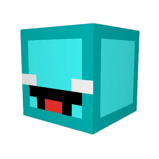 CrackedBacon883 Minecraft avatar head, 3D render