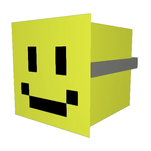 CrackedGamer2002 Minecraft avatar head, 3D render