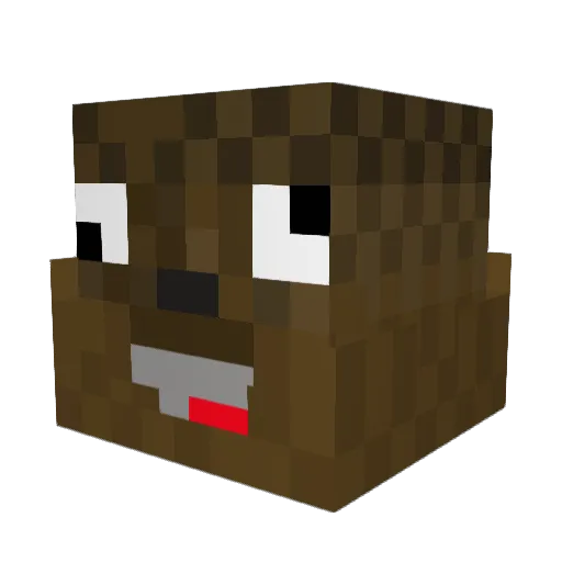 CrackedVapeJrJr Minecraft avatar head, 3D render