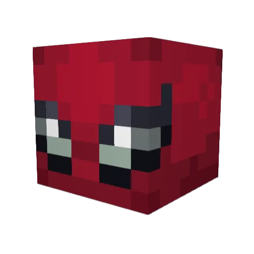 Cracked_Climber Minecraft avatar head, 3D render