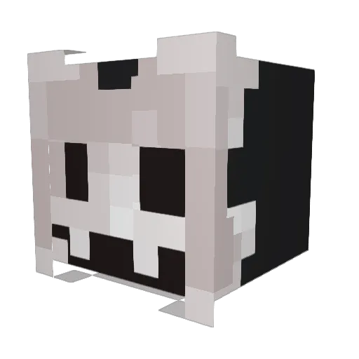 Cracked_HD123 Minecraft avatar head, 3D render
