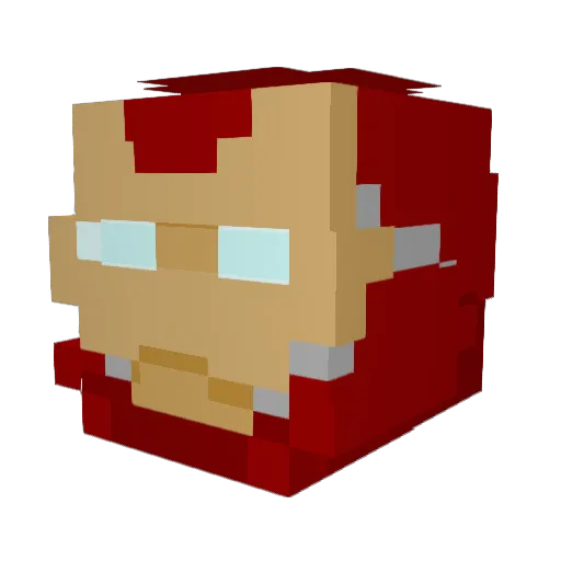 CrackerJackd Minecraft avatar head, 3D render