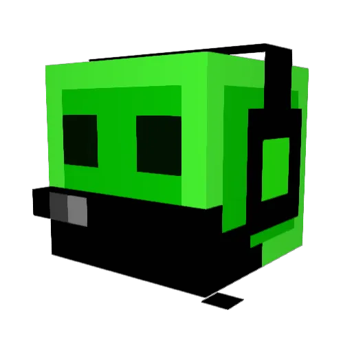 CrackingOsek Minecraft avatar head, 3D render