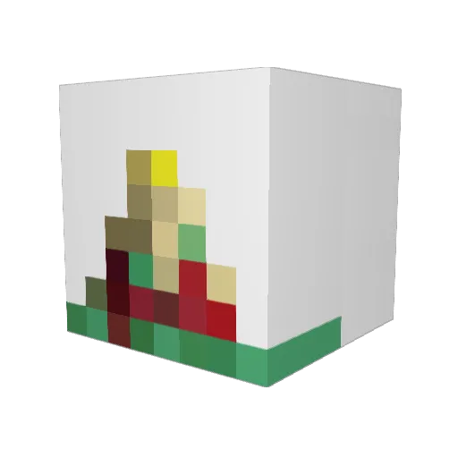 CrackyDE Minecraft avatar head, 3D render