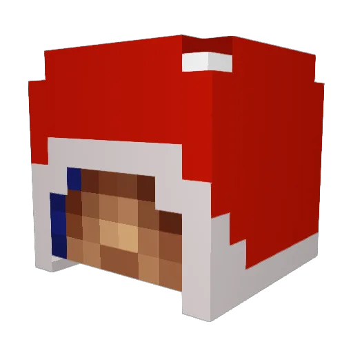 CrackyMoney Minecraft avatar head, 3D render