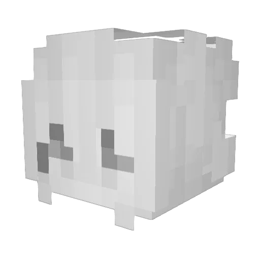 Cradlewise Minecraft avatar head, 3D render
