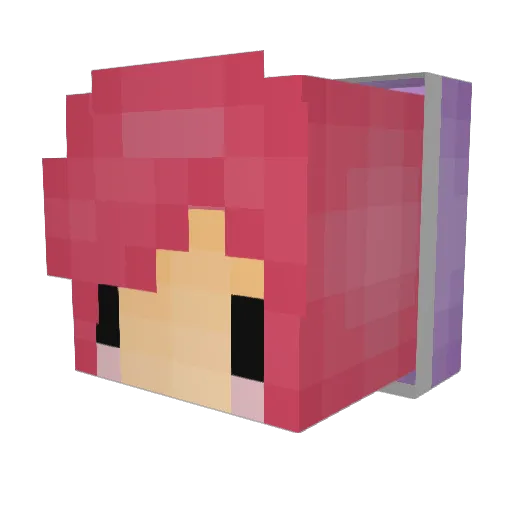 CraftChipz Minecraft avatar head, 3D render
