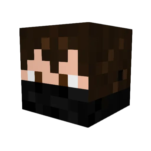 CraftGamer58 Minecraft avatar head, 3D render