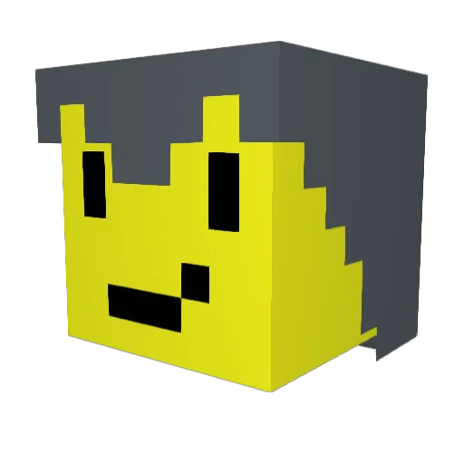 CraftJonny2000 Minecraft avatar head, 3D render