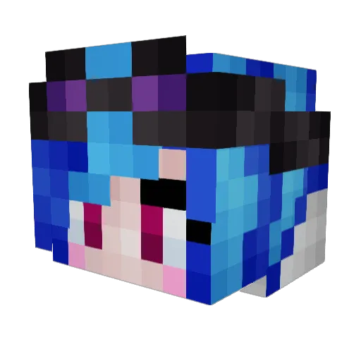 CraftKingKyle Minecraft avatar head, 3D render