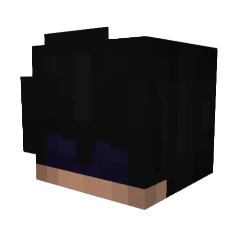 CraftLeonard Minecraft avatar head, 3D render
