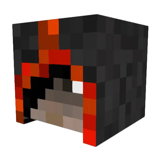 CraftLord81 Minecraft avatar head, 3D render