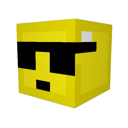 CraftMazter99 Minecraft avatar head, 3D render