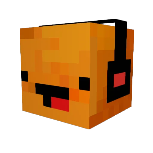 CraftPablo Minecraft avatar head, 3D render