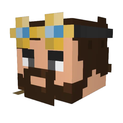 CraftStew Minecraft avatar head, 3D render