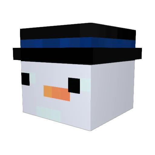 Craft_ment Minecraft avatar head, 3D render