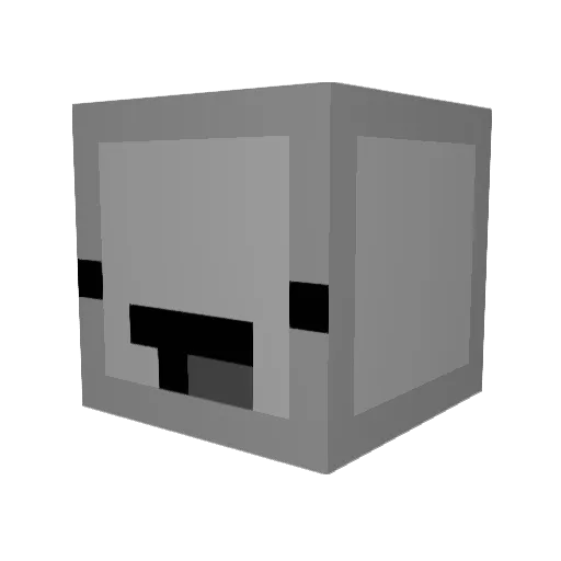 Craft_qjatn Minecraft avatar head, 3D render