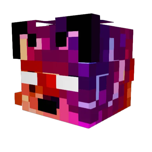 Crafter0678 Minecraft avatar head, 3D render