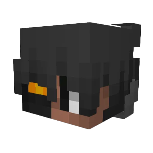 Crafter5932 Minecraft avatar head, 3D render