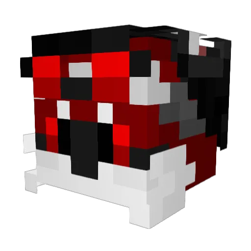Crafter741 Minecraft avatar head, 3D render