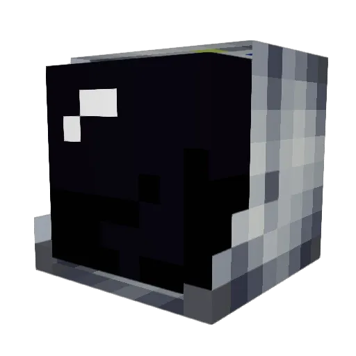 CrafterCarter Minecraft avatar head, 3D render