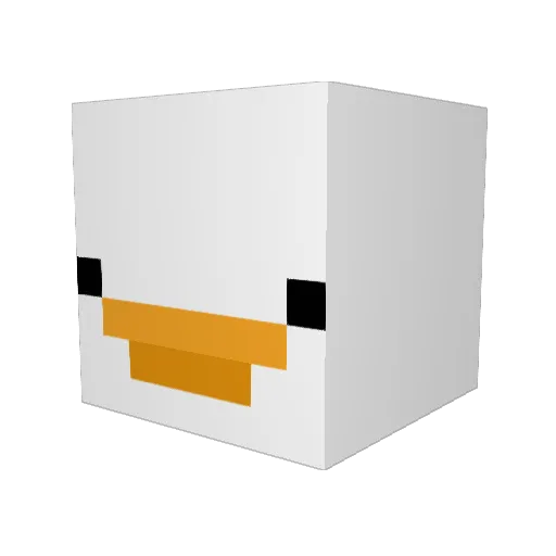 CrafterEagle Minecraft avatar head, 3D render