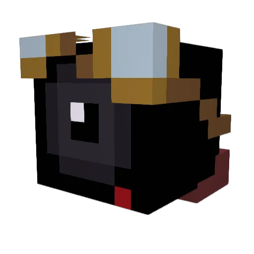 Crafteri13 Minecraft avatar head, 3D render