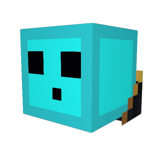 Craftermax77 Minecraft avatar head, 3D render