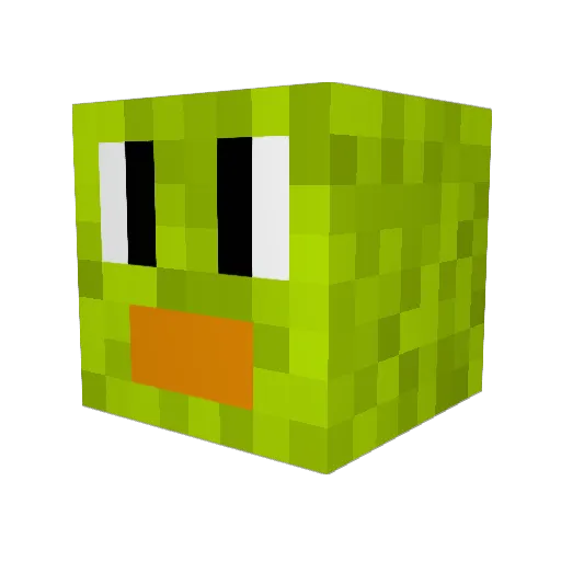Crafterpro32 Minecraft avatar head, 3D render