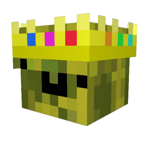 CraftierRacer30 Minecraft avatar head, 3D render