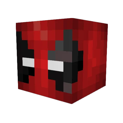 Craftilogica1 Minecraft avatar head, 3D render