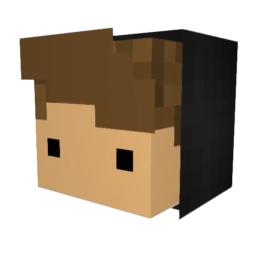 Crafting4Me Minecraft avatar head, 3D render