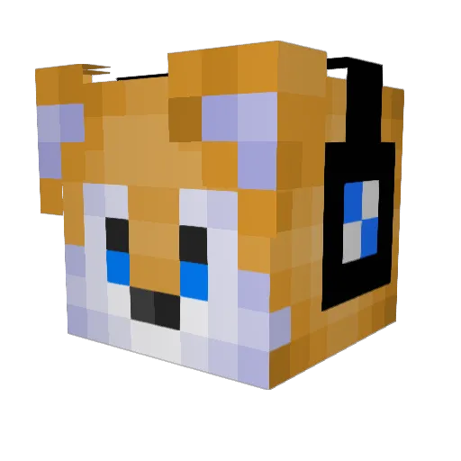 CraftingShapeHD Minecraft avatar head, 3D render
