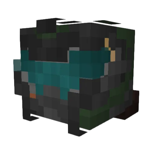 CraftingTabl390 Minecraft avatar head, 3D render