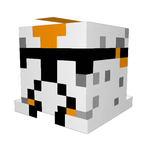 Craftmaster2007 Minecraft avatar head, 3D render
