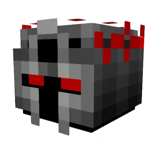 CraftonLP Minecraft avatar head, 3D render