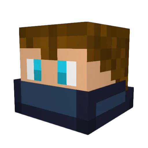 Craftsome_Mine Minecraft avatar head, 3D render