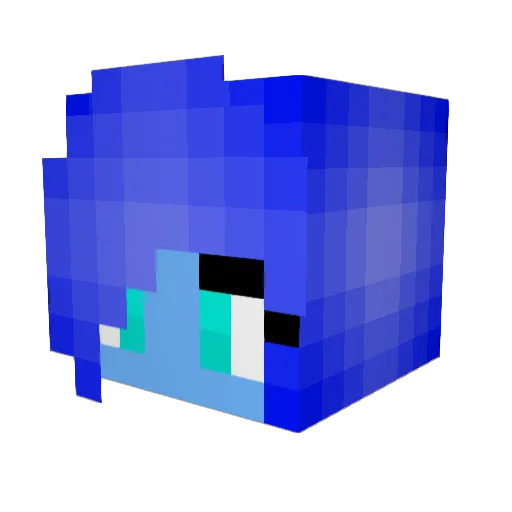 Crafttori Minecraft avatar head, 3D render