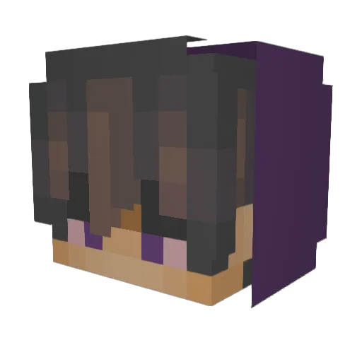 CraftyARL Minecraft avatar head, 3D render