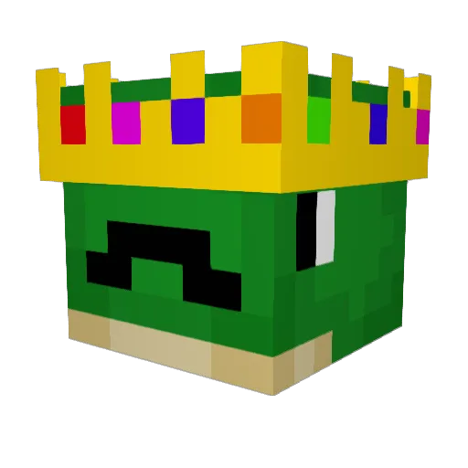 CraftyComit Minecraft avatar head, 3D render