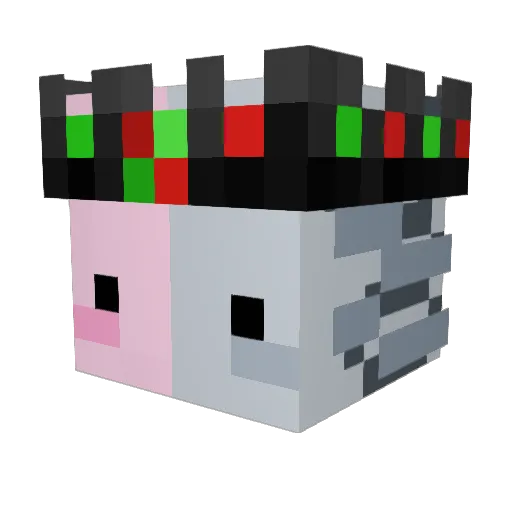 CraftyLily1518 Minecraft avatar head, 3D render