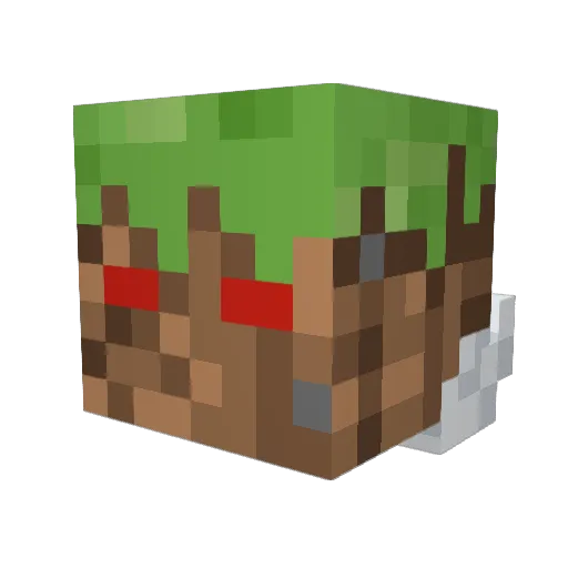 CraftyMasterman Minecraft avatar head, 3D render