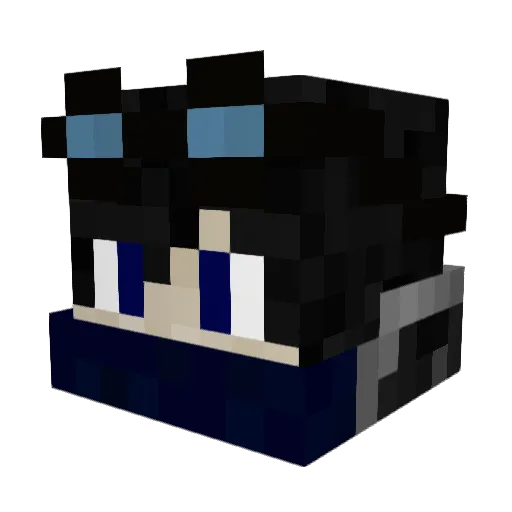 CraftyMiner2461 Minecraft avatar head, 3D render