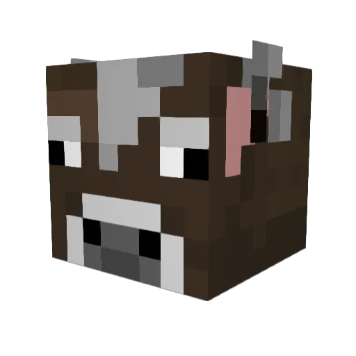 CraftyMoon Minecraft avatar head, 3D render