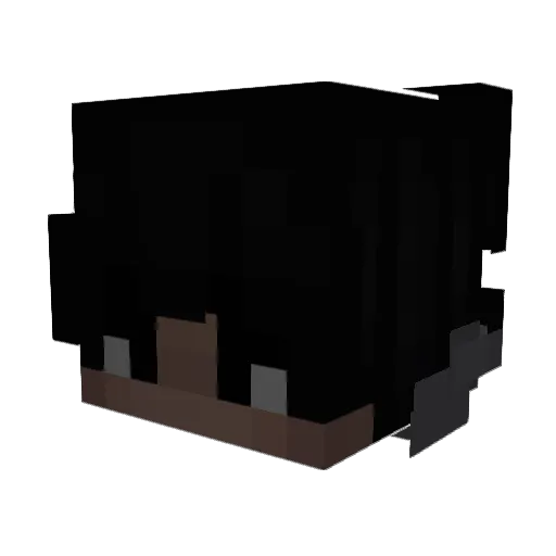 CraftyVFX Minecraft avatar head, 3D render