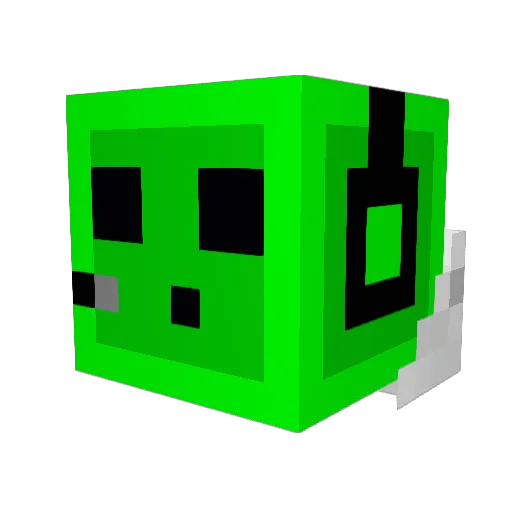 Crafty_Carson Minecraft avatar head, 3D render